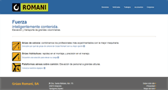 Desktop Screenshot of gruasromani.com